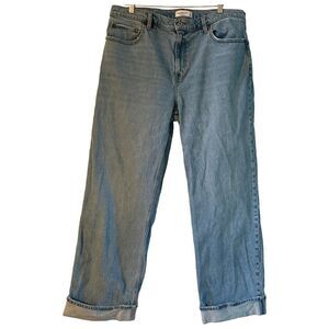 Abercrombie Fitch Jeans Women Size 33/16 Regular Relaxed Straight High Rise 90’s